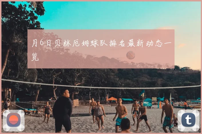 月6日贝林厄姆球队排名最新动态一览